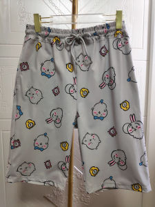 Quần Short Thể Thao Thường Ngày Họa Tiết Hoạt Hình Cotton Nguyên Chất Mùa Hè Mới Về Cho Cặp Đôi Chiikawa Streetwear Quần Ống Đứng