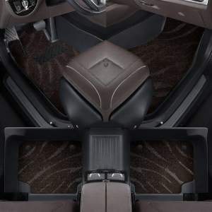 QUEES | Threshold Covering Full Encircling TPE Car Foot Mats