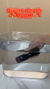 ASAFEE AF18D Professional Diving Flashlight 1200LM SST40 LED IPX8 100M Waterproof 300M Long Range Beam 21700 Rechargeable Battery 4 Modes Underwater Torch for Night Cave Scuba Diving