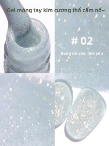 Bộ Sơn Gel Nhũ MIANEL - 12ML Bộ Màu Hồng Trắng Xanh Dòng Yun Brocade Màu Xanh Kim Cương - Gói 1-4 Chiếc