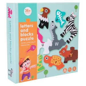 Parent-Child Interactive Animal Alphabet Blocks 2-6 Years