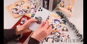 100Pcs/Set Stiker Anime Game Genshin Impact - Sticker Cartoon Games DIY Fashion Stiker hp iphone Laptop Luggage Skateboard Doodle Decals Stikers