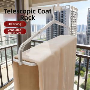 Adjustable Telescopic Clothes Drying Rack