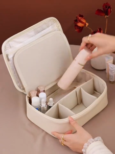 【COD- 24-hour Delivery 】Womens Cosmetic Bag Portable Storage Bag Large Capacity Luxury Makeup Bag Travel Organizer Essentials Toiletry Bags