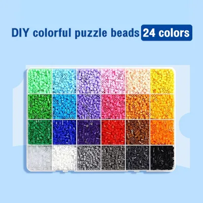 MARD 24 colors Perler bead set craft 2.6mm Crafts with Accessories for Kids Adults Children Best Gift DIY 拼豆工具