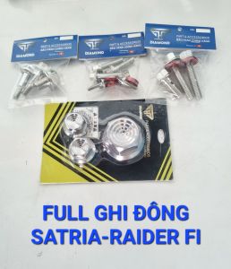 Full ghi đông satria tặng long đền