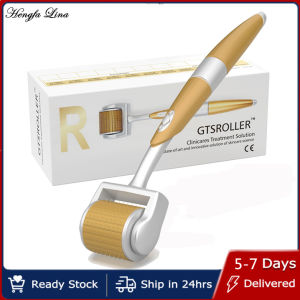 Hengfa Lina Derma Roller for Hair Growth Beard Roller Microneedle Facial Skin Care Microneedling Mesotherapy 0.2/0.25/0.3mm Titanium Tips