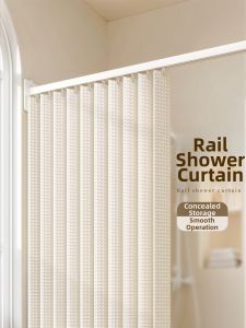 WEILAISHI | Foldable Invisible Waterproof Anti-Mold Bathroom Curtain