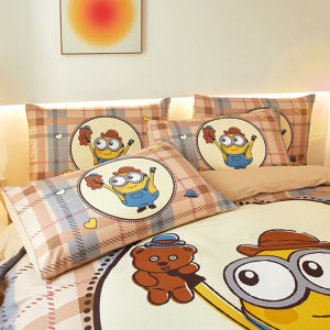 Túi Đựng Gối Cotton Nguyên Chất 48x74 Đơn Kích Thước Người Lớn Dùng Cho Học Sinh Túi Đựng Gối Hoạt Hình Bằng Cotton Nguyên Chất