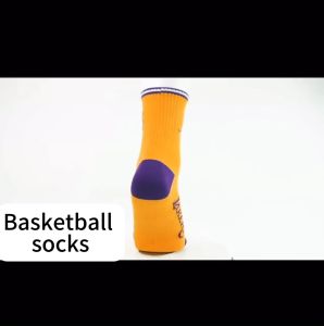 Goodluck 5pairs NBA Socks Team Logo Pattern Socks