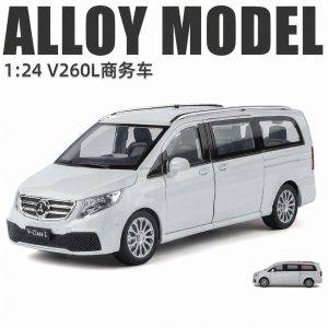 HONGSENZHIGUAN | Simulated Large Business MPV Alloy Toy Car 1/24