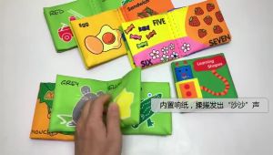 GU Buku Bantal Bayi Soft Book Mainan Edukasi Buku Anak Bantal Buku Kain Bayi Buku Cerita Pillow Cloth Book