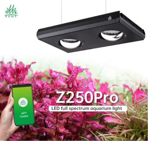 Week Aqua Z250 Pro Smart LED Aquarium Plant Light APP Control RGB UV Full Spectrum for Freshwater Fish Tank