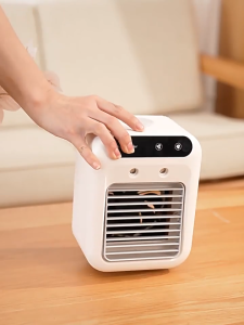 FunTech Portable Humidifier Mini Air Cooler Fan AIr Conditioner Household Hydrocooling Mist Water Spray