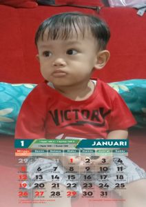 Kalender Nasional Format PPTX Plus Ukuran 29.7cmx21cm Model Potrait ai02