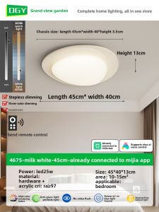 DGY | Ceiling Light Bedroom Retro Modern Simple Protective Eye Study Room