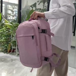 Versatile Multi-pocket Backpack Multi-color Option Adjustable-strap Lightweight for Daily Use Casual Functional Bag