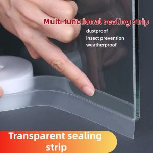 Windproof Sealing Strip - Self-Adhesive Door Damper for Wind and Sound Insulation Used for Door Window and Shower Glass Gaps