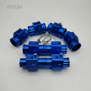 Dynoracing Car Water Temperature Sensor Gauge Joint Radiator Water Temp Joint Pipe Sensor Adapter Aluminum Water Temp Sensor Adapter Water Temperature Gauge Joint Radiator Clamps Aluminum Water Temp Gauge Radiator Temperature