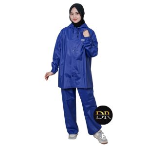 Jas Hujan Pria Wanita bahan Pvc 025 Anti Rembes by Akula