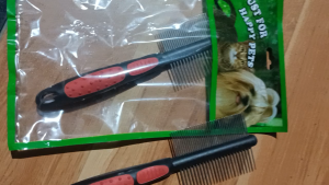 1-6pcs Stainless Steel  Double Sided Pet Grooming Comb