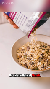 Brookfarm Carton Deal Natural Macadamia Muesli with Cranberries 350g x 6 Packs