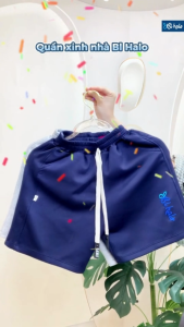 Quần Đùi Bé Trai 8-38Kg (80-150cm) Bl Halo 3 Màu Vải Da Cá Mềm Mại Quần Short Bé Trai Cạp Chun Mặc Hè Thoáng Mát QSDC11