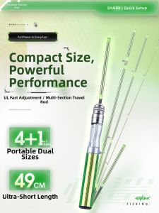 fishingfans | Portable Multi-Piece Micro-Game Travel Lure Rod
