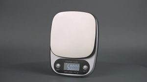 Cân tiểu ly điện tử mini nhà bếp Kitche Scale Cân điện tử mini độ chính xác cao định lượng 0.1Gr đến 5000Gr Tặng kèm 2 pin AAA