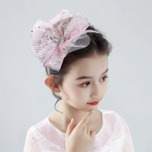 เครื่องประดับผมสไตล์เจ้าหญิงสำหรับเด็กผู้หญิง หมวกปีกบướม มงกุฎ ดอกไม้ ตกแต่งผมแบบน่ารักและหวานๆ