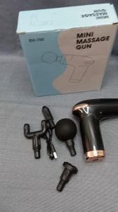 Máy Massage Mini Type C Tuần Hoàn Cơ Thể Thư Giãn Cơ Di Động 4 Đầu Rung Tần Số Cao