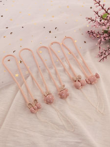 Short Butterfly Knot Liquid Silicone Lanyard Durable Anti-fall Mobile Phone Strap Universal Keychain Pendant Cute Fashion Accessory