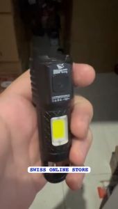 SENTER MINI 3 LED SMILING SHARK SD-5253 - 3 MODE CAHAYA - BISA DI GANTUNG - BISA CAS - TYPE-C