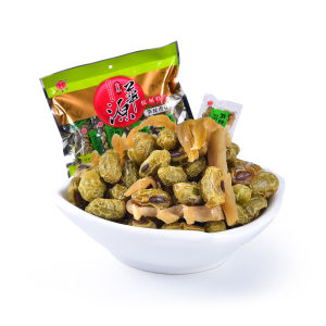 Hua Yuan Chang Bamboo Shoots And Green Beans 408g Special Snack from Linan Multi-flavored Dried Bamboo Shoots Ready-to-eat