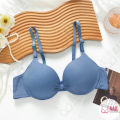 Women's Candy Color Bra Cup B Sexy Backless Front Screw Thread Design 1269. 