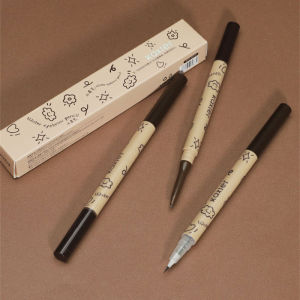 Kaxier Dual-Head Water-Based Eyebrow Pencil Long-Lasting Sweatproof Smudge-Proof Wild Eyebrows Coloring Mascara for Men And Women