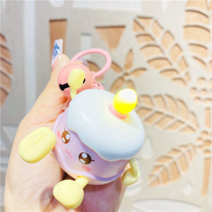 Creative Delicate Night Light Keychain Birthday Gift Female Version Sound Producing Mini Gift Pendant Couple Series Hardware