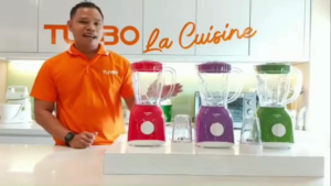 Turbo Blender Jus Buah + Dry Mill Bumbu Low Watt Kapasitas 12 Liter Belender Juice Plastik EHM 8028