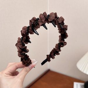 Elegant High Top Knot Hairband Womens Daily Wear Anti-Slip Face Wash Combable Fashionable Jewelry Accessory