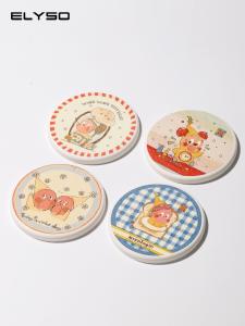 ELYSO Tấm Lót Tách Bằng Đất Ngô Silica Chống Thấm Nước Chống Thấm Dầu Tấm Lót Bàn Ăn Tấm Lót Tách Cho Trẻ Em Tấm Lót Tách Hình Chữ Nhật