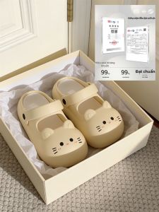 XIXITIAO | Cute Kitty Pattern Mary Jane Sandals Anti-collision Slip-resistant Thick Sole