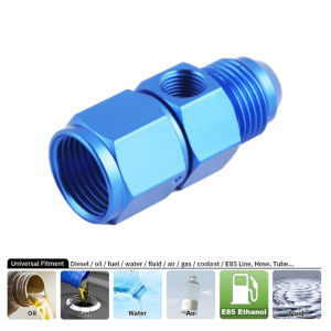 New AN4 6 8 10AN Male to Female 1/8 NPT Gauge Sensor Side Port Adapter Oil Fuel Fitting Hose End adapter