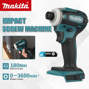 Makita | Makita DTD172 18V Brushless Impact Driver 180Nm Max Torque 0-3600RPM LED Light 4 Speed Control Woodworking Power tools