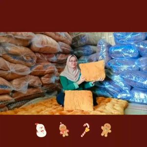 KASUR GENDER JUMBO BULU RASFUR EMPUK UKURAN 140X180 BONUS 2 BANTAL LEMBUT DAN NYAMAN ASLI ORIGINAL