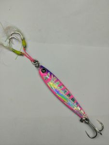 Umpan metal jig 40 gram jigpara lengkap dengan mata kail