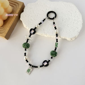 Clove Lucky Mobile Phone Chain Handheld Short New Year Versatile Beaded Tassel Mobile Phone Case Lanyard Jewelry Accessories