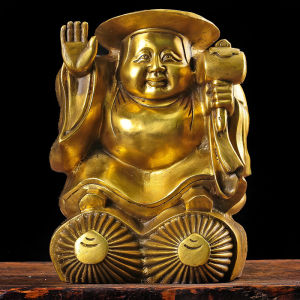 Tượng thần tài Nhật Bản bằng đồng thau phong thuỷ Hồng Thắng