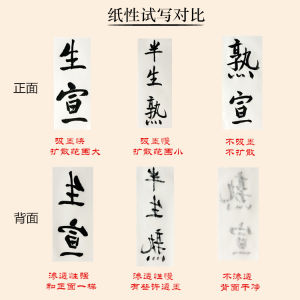 Half-Sized Xuan Paper 133.33cm Chinese Calligraphy Work Paper Chinese Rice Paper Only for Traditional Chinese Painting Beginners Practice Calligraphy 120.00cm Feet