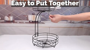 Rổ đựng trái cây hai tầng có thể tháo rời tiện lợi