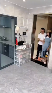 [ส่ง24ชม] ชั้นรองเท้า กันฝุ่น มัลติฟังก์ชั่น/ที่แขวนเสื้อผ้าและกระเป๋า ชั้นเก็บของ/ชั้นเก็บของมีฝาปิด/ตู้รองเท้า ที่แขวนเสื้อผ้าแข ชั้นวางกระเป๋าเสื้อผ้า